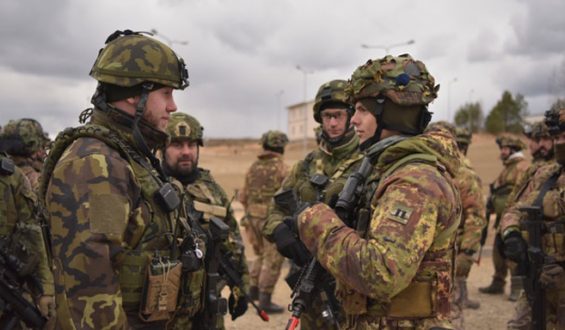 NATO battlegroup exercises in Lithuania